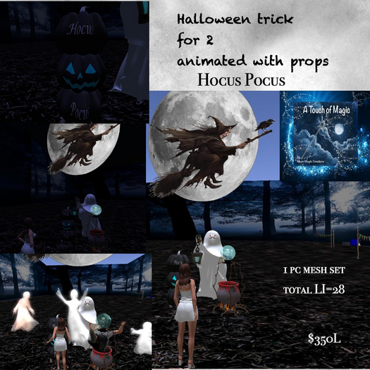 Hocus Pocus Halloween trick for 2-Box LI-28