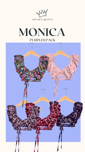 DRAMA QUEEN Monica Top Purples Pack (ADD)