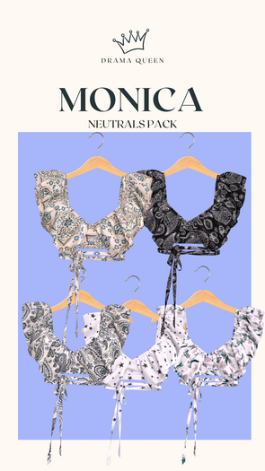 DRAMA QUEEN Monica Top Neutrals Pack (ADD)
