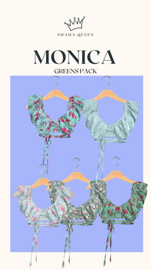 DRAMA QUEEN Monica Top Greens Pack (ADD)