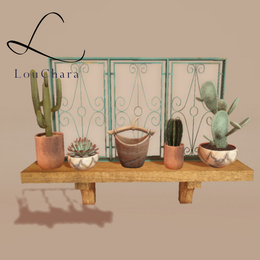 LouChara Cheyene Decor Shelf