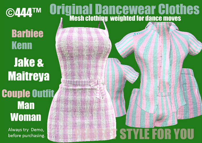 Barbiee&Kenn Oufit male&female