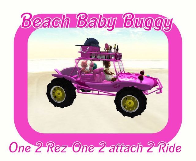 MERCI~BEACH BABY BUGGY