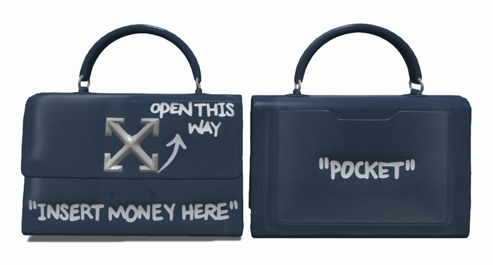 Hollyhood WHITE Bag - Slate