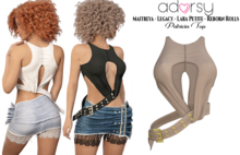 adorsy - Patricia Top Brown - Maitreya/Legacy/Lara Petite/Reborn-Rolls