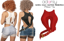 adorsy - Patricia Top Deep Red - Maitreya/Legacy/Lara Petite/Reborn-Rolls