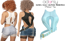 adorsy - Patricia Top Light Blue - Maitreya/Legacy/Lara Petite/Reborn-Rolls