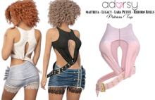 adorsy - Patricia Top Soft Pink - Maitreya/Legacy/Lara Petite/Reborn-Rolls