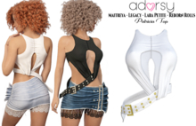 adorsy - Patricia Top White - Maitreya/Legacy/Lara Petite/Reborn-Rolls