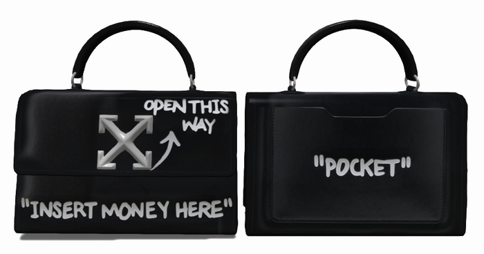 Hollyhood WHITE Bag - Black