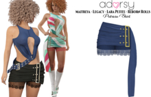 adorsy - Patricia Skirt Blue - Maitreya/Legacy/Lara Petite/Reborn-Rolls
