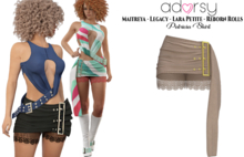 adorsy - Patricia Skirt Brown - Maitreya/Legacy/Lara Petite/Reborn-Rolls