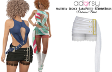 adorsy - Patricia Skirt White - Maitreya/Legacy/Lara Petite/Reborn-Rolls