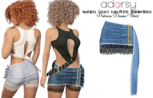 adorsy - Patricia Denim Skirt Blue - Maitreya/Legacy/Lara Petite/Reborn-Rolls
