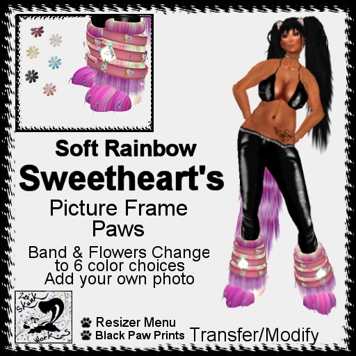 SweetHeart Paws Soft Rainbow