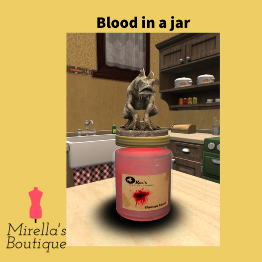 Blood in a jar