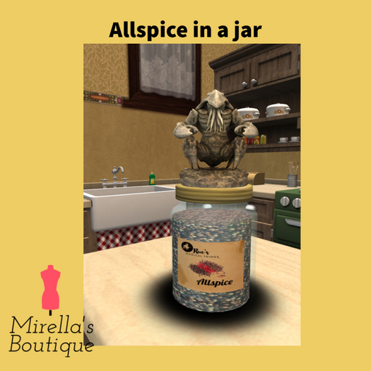 Allspice in a jar