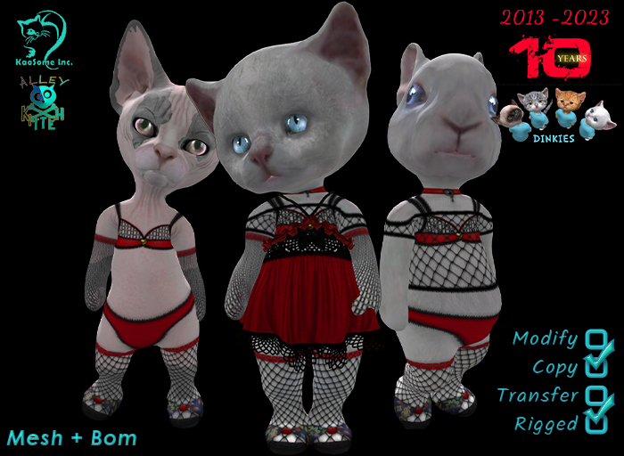 Dinkie Lingerie 2023 - Nina - RED & BLACK