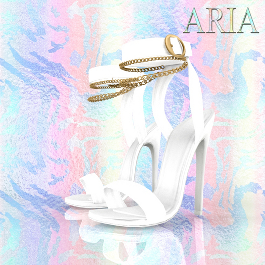 White Kelala Heels