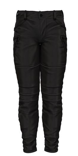Animosity - Silas Leather Pants - Grey
