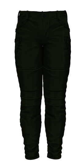 Animosity - Silas Leather Pants - Olive 