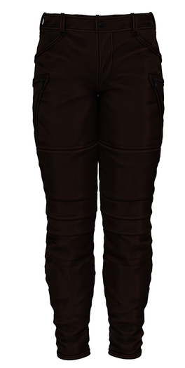 Animosity - Silas Leather Pants - Brown 