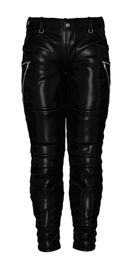 Animosity - Silas Leather Pants - Black Latex 
