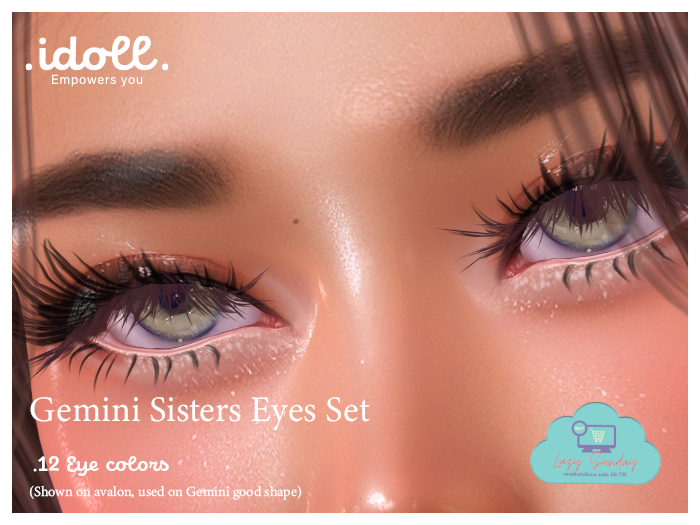 .Idoll. Gemini Sisters Eyes Set - Lazy Sundays