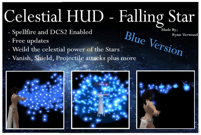 Celestial HUD - Falling Star (blue) SPELLFIRE DCS2 MAGIC COMBAT