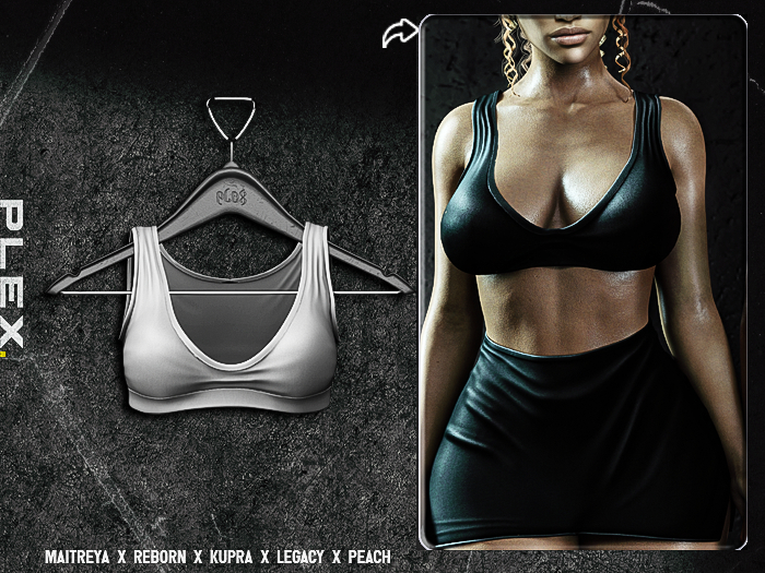 PLX. "Saira" Top // Grey // (B)