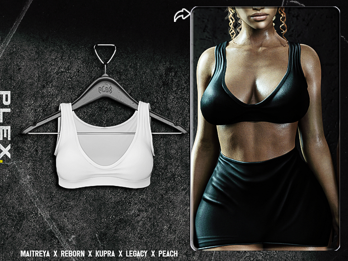 PLX. "Saira" Top // White // (B)