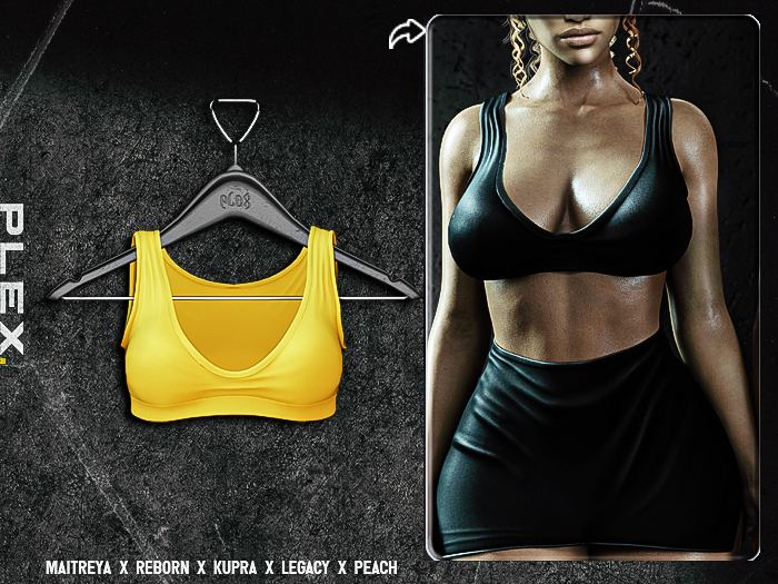 PLX. "Saira" Top // Yellow //