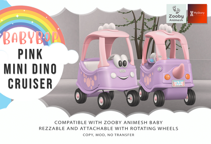 .:bb:. Mini Dino Cruiser - Purple - ZOOBY(MYSTORY)  
