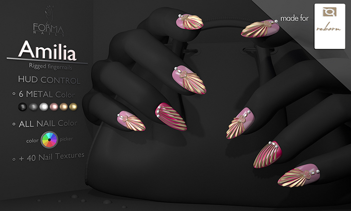 [FORMANAILS] NAILS - | Reborn Nails | - | Amilia NAILS | Bento Nails | Rigged Nails