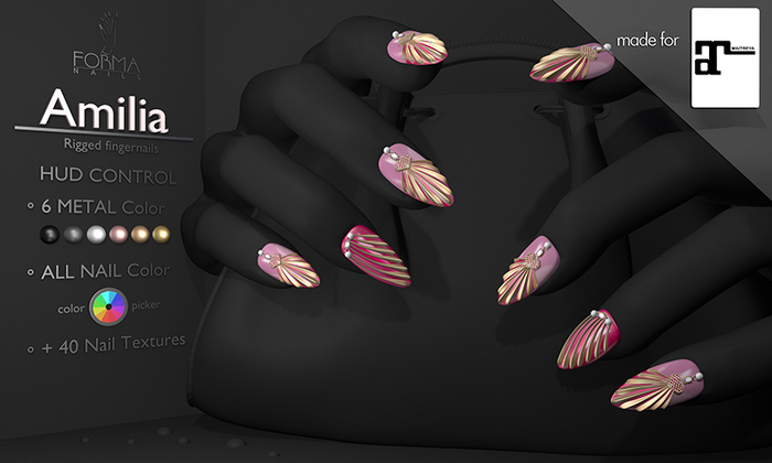 [FORMANAILS] NAILS - | Maitreya Nails | - | Amilia NAILS | Bento Nails | Rigged Nails