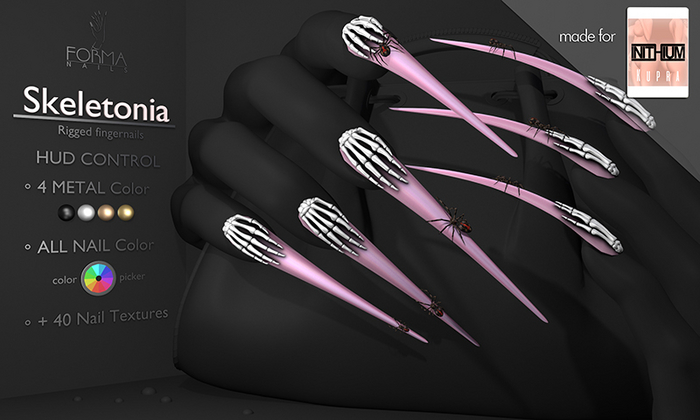 [FORMANAILS] NAILS - | Kupra Nails | - | Skeletonia NAILS | Bento Nails | Rigged Nails
