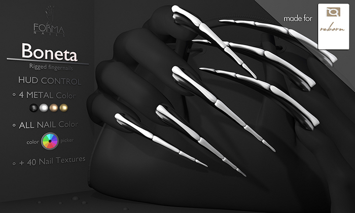 [FORMANAILS] NAILS - | Reborn Nails | - | Boneta NAILS | Bento Nails | Rigged Nails