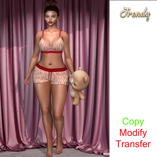 Jrendy Pajama Music Top&Short