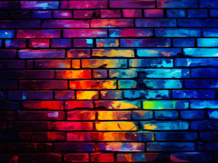 Luminescent Bricks Texture