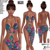 TROPIC DRESS,MESH BODY