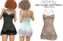 adorsy - Michie Dress Brown - Maitreya/Legacy-Nerido/Lara Petite/Reborn-Juicy