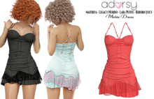 adorsy - Michie Dress Red - Maitreya/Legacy-Nerido/Lara Petite/Reborn-Juicy