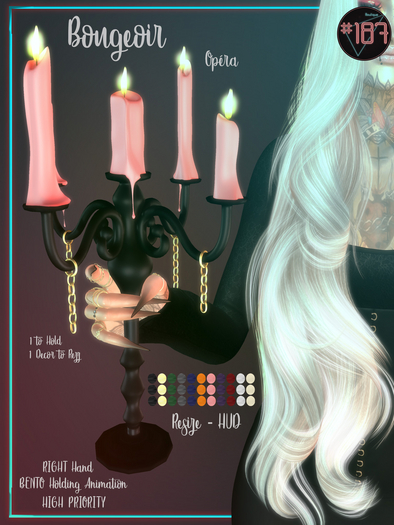 #187# Bougeoir Opera *Holding*