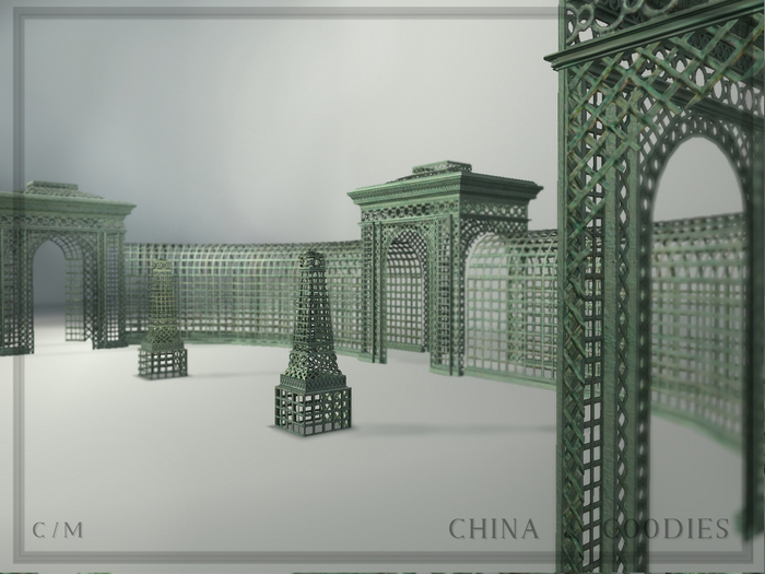 Trellis ovale "Trianon" -C&G-