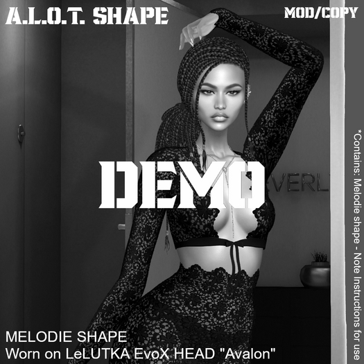 A.L.O.T. MELODIE SHAPE DEMO