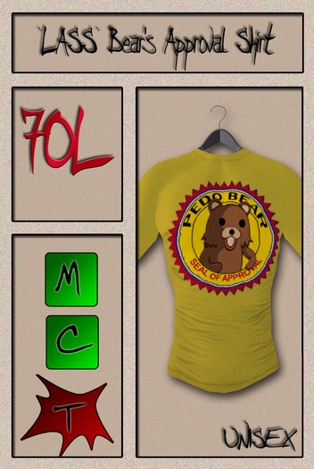 ~LASS~ Bear's Approval Shirt