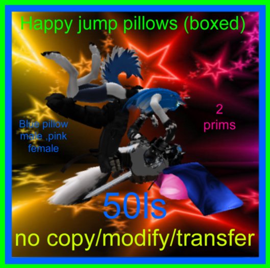Happy jump pillows(boxed)
