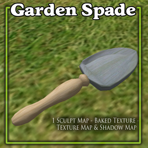 1 prim Garden Spade Sculpt Map