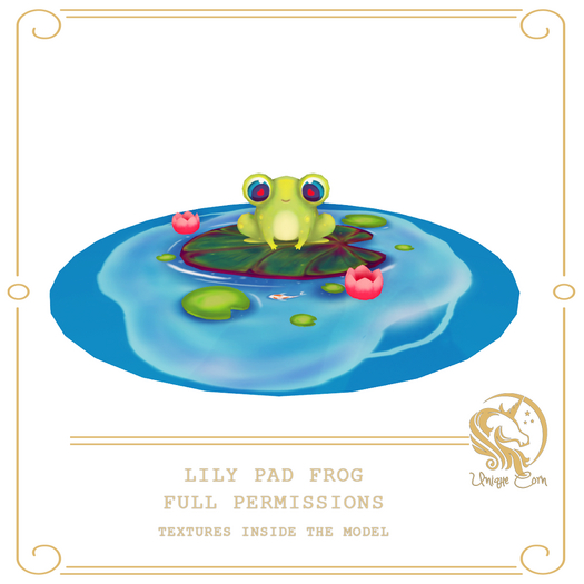 Full Perm Lily Pad Frog