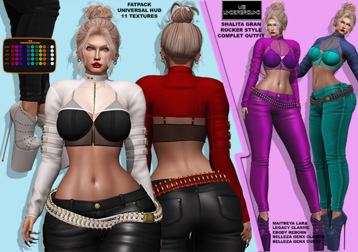 **SHALITA GRAN FATPACK ROCKER STYLE COMPLET OUTFIT**